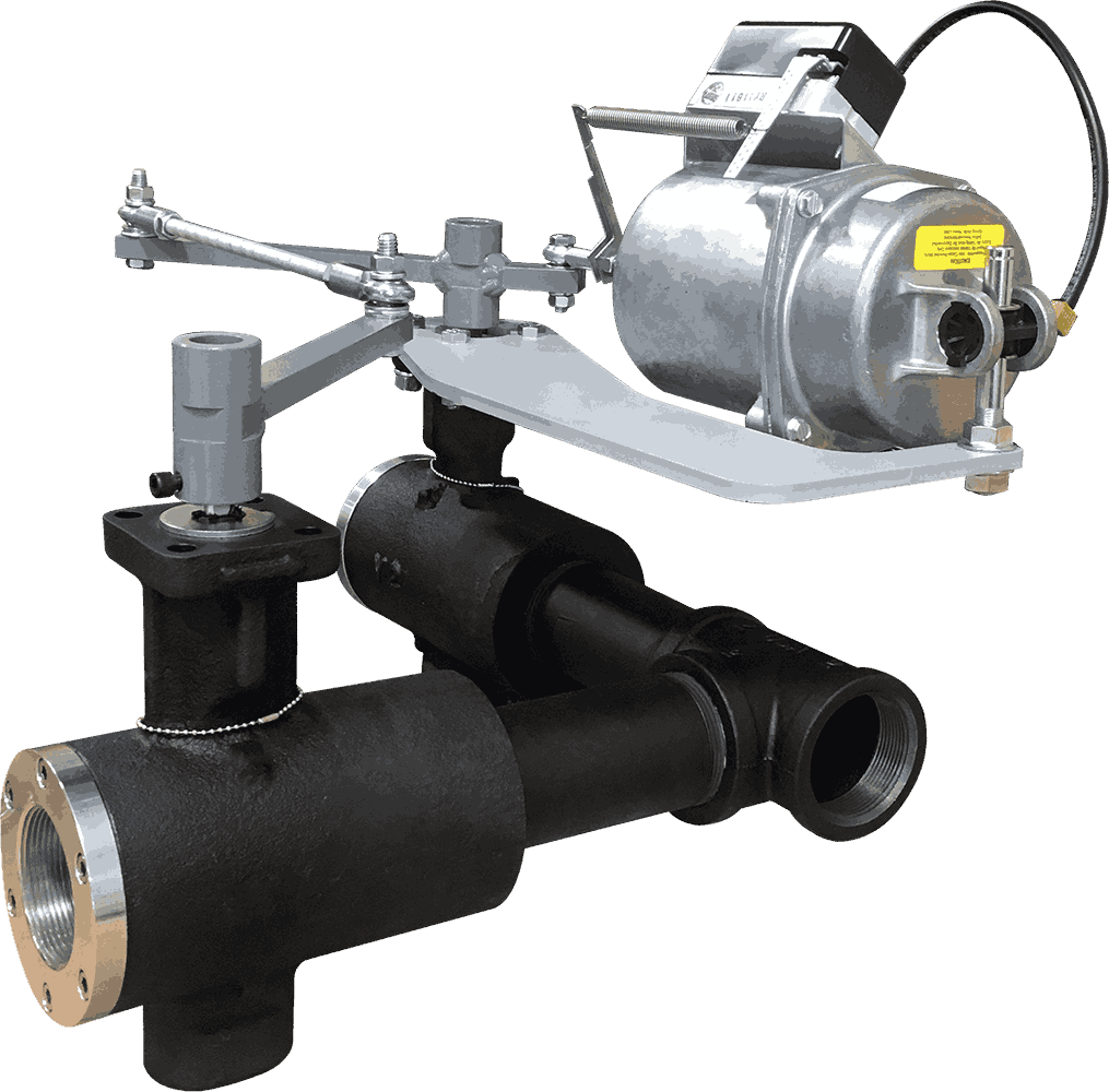 VSI series v ball valve with pneumatic actuator